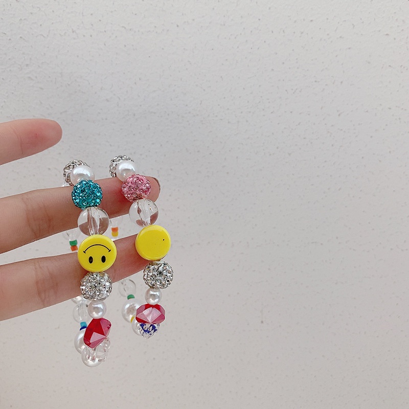 Smiley Crystal Bracelet Accessories Korea Trendy Temperament Cartoon