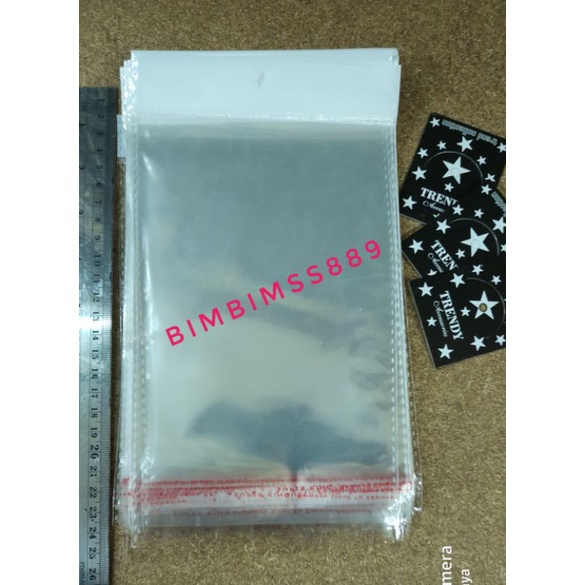 plastik kemas lem uk 15x20cm