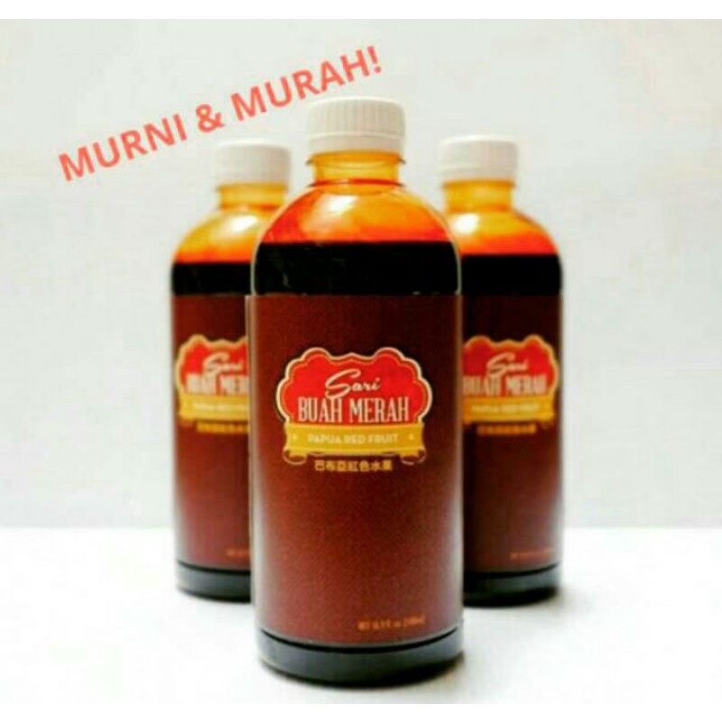 

SARI BUAH MERAH CAIR ASLI PAPUA 500ml