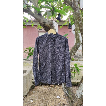 pretty green paisley shirt black used 100% originals not kemeja gingham lyle & scotts stone island