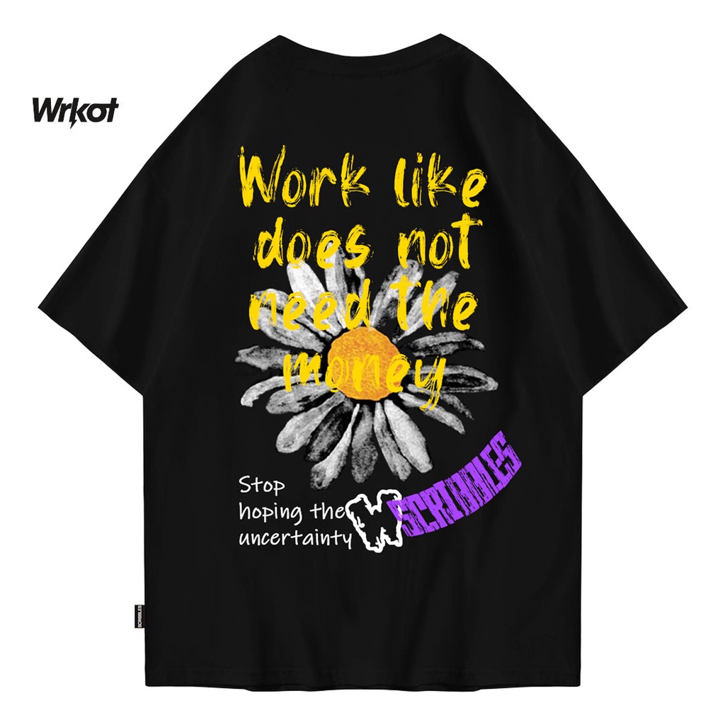 Workout Stretwear x Scribbles Kaos Oversize Original Workout Basic Uncertainly