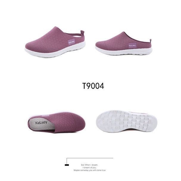 (GRATIS ALAS KAKI) NICOLE SANDAL FLAT WANITA KELSEY T9004 SANDAL SELOP FLYKNIT