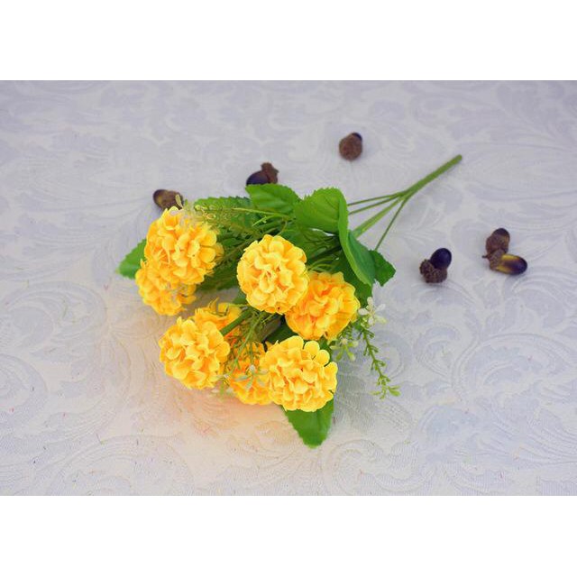 COD BUNGA DANDELION BUNGA TANGKAI PLASTIK BUNGA ARTIFISIAL BUNGA PAJANGAN BUNGA HIASAN BT9015-KUNING