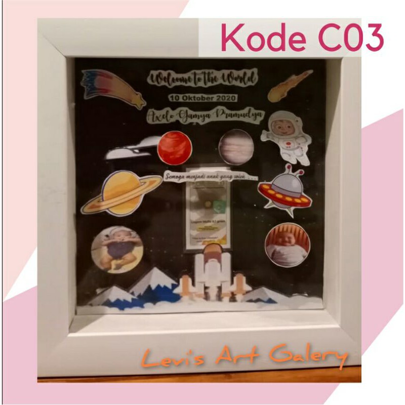 BABY GIFT C03-Frame Kaca