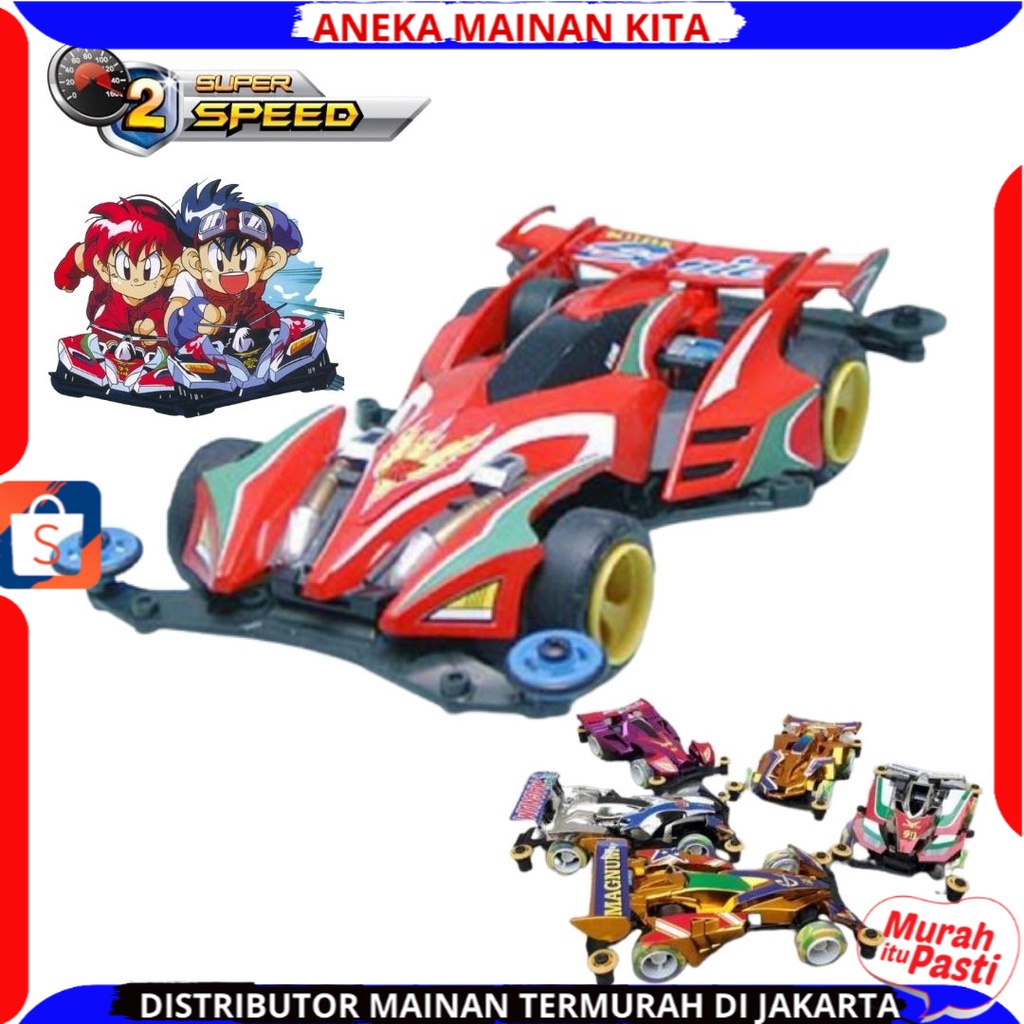 Mainan Tamiya Tamia Mini 4WD Bonus 4 Ban Roda Busa Mainan Anak