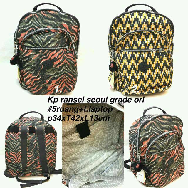 Tas ransel Kipling. Kp seoul grade ori 5Ruang. 195ribu