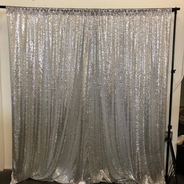 Kain Sequin Background Backdrop Photo Shopee Indonesia