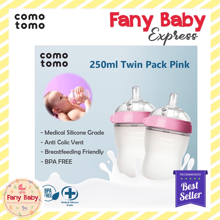 COMOTOMO BOTTLE TWIN PACK 250ML