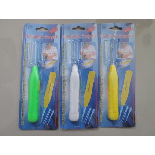 Korek Kuping LED Nyala Lampu Senter Terang / Flashlight Earpick