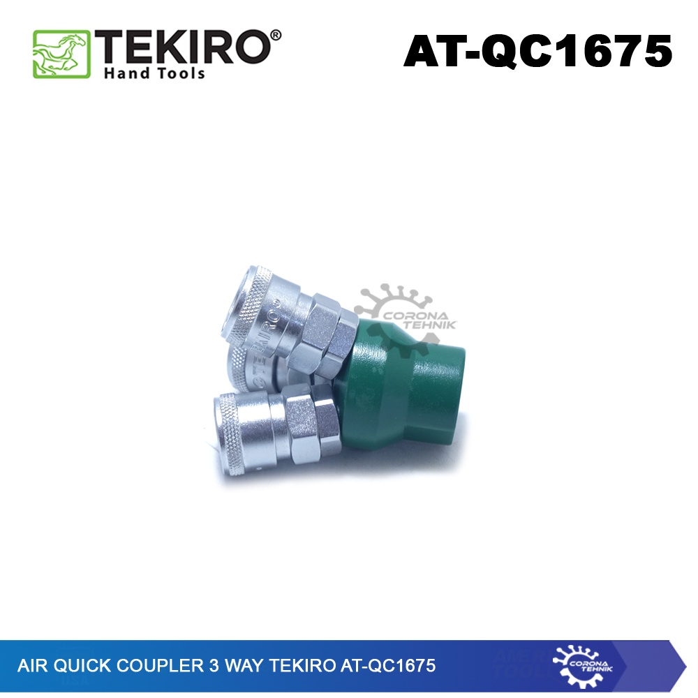 Tekiro AT-QC1675 - Air Quick Coupler Angin Cabang 3 Way