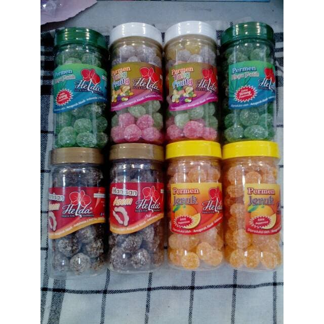 

Permen kayu putih & Permen buah & Manisan Asem HHR467