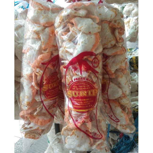 

Krupuk Upil Rasa Pedas Manis Gula Aren Asli Kota Kediri