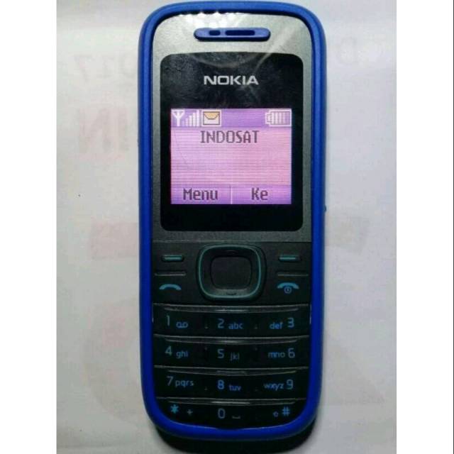 Hp nokia 1208 warna /layar kuning sms telpon lancar,,