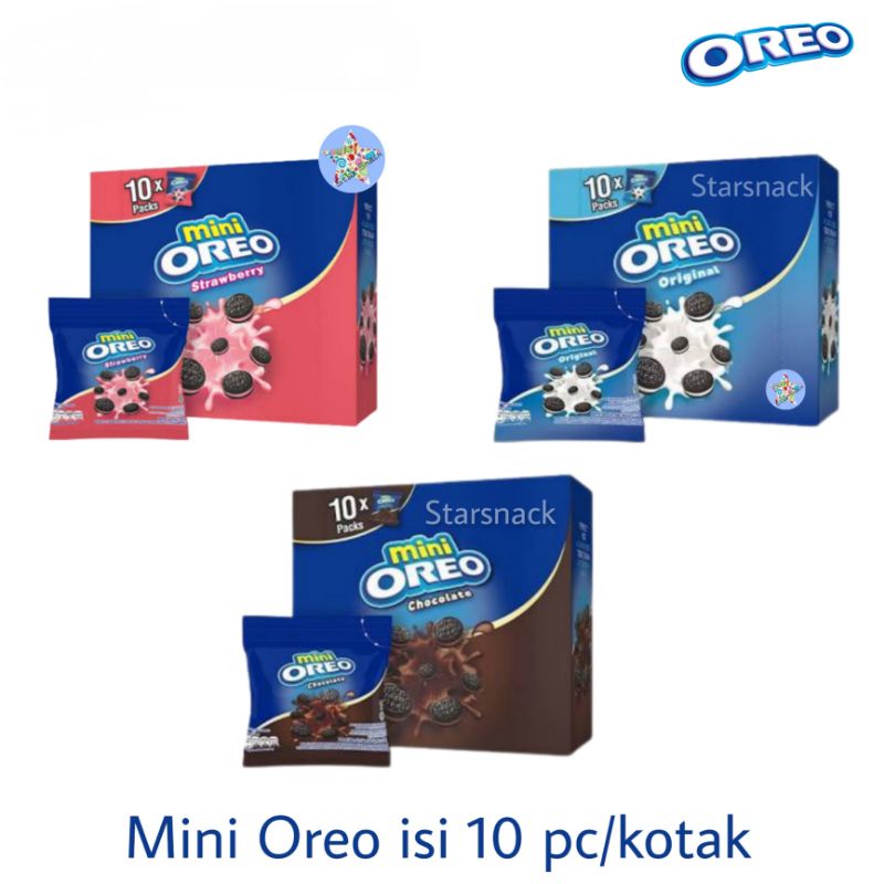 

Mini Oreo isi 10 sachet/kotak