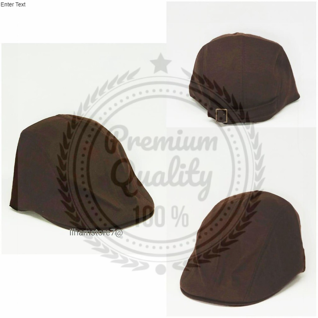 FH Topi Flat / Topi Cap / Topi Detektif / Topi Gangster - Topi Pria dan Wanita