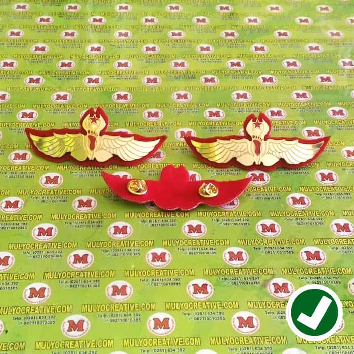 Lencana Wing Tapak Tilas Merah Pramuka - Wing Pramuka