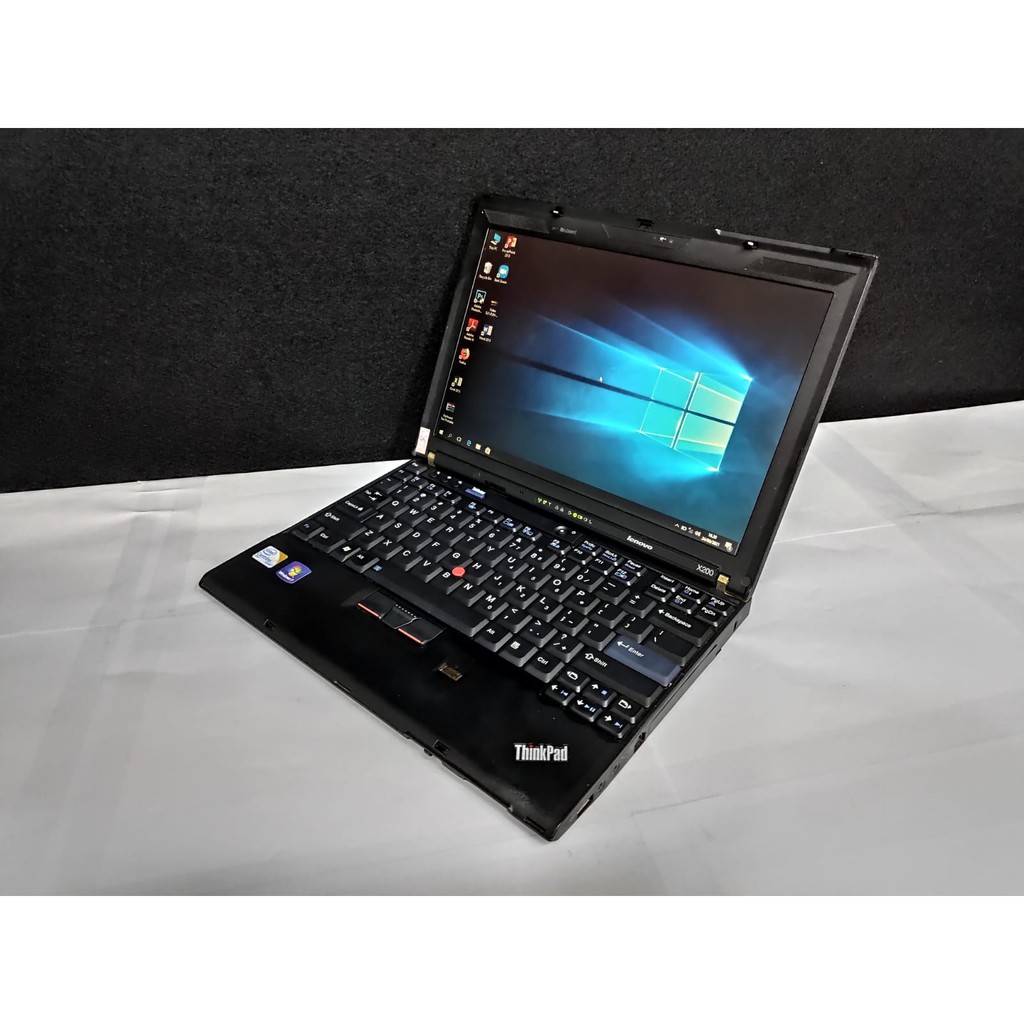 Jual Laptop Lenovo Thinkpad X200 Core2Duo Cocok Buat Zoom / Sekolah / Kerja Shopee Indonesia