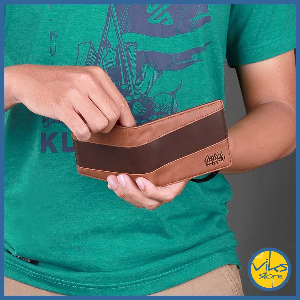 Dompet Kulit Coklat Casual Pria Cowok Keren Murah Keren Terbaru 2021 Kulit Anak Muda Distro Original