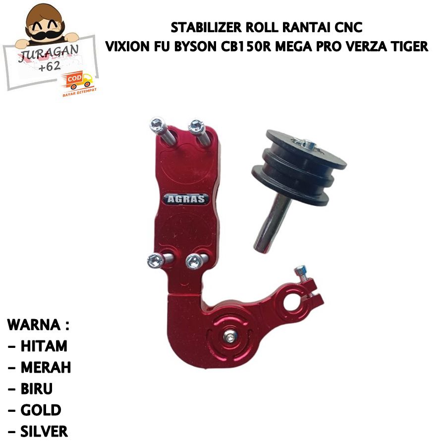 Stabilizer Rantai Tensioner Penahan Rantai Vixion Fu Byson CB150R Mega Pro Verza Tiger