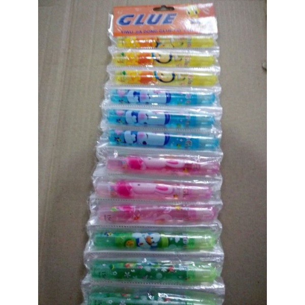 (12pcs)Lem Kertas Stick Glue Gun Cair Renteng 15ml Murah / perekat kertas renceng