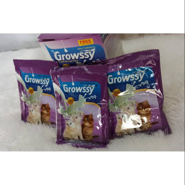 SUSU KUCING GROWSSY - CAT MILK SUSU KITTEN BARU LAHIR MULAI USIA 0