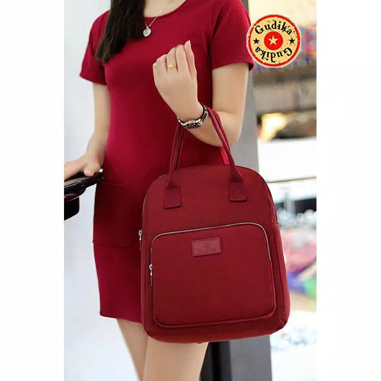 GUDIKA 5067 | Backpack Waterproof Wanita Tas Ransel Laptop Anti Air Import Original | Ransel Cewek | Ransel Perempuan | Tas Wanita