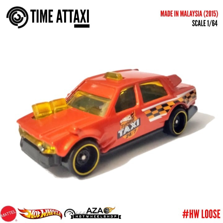 Diecast Hot Wheels HW Loose TIME ATTAXI HW Hotwheels Scale 1/64 Mobil Mainan