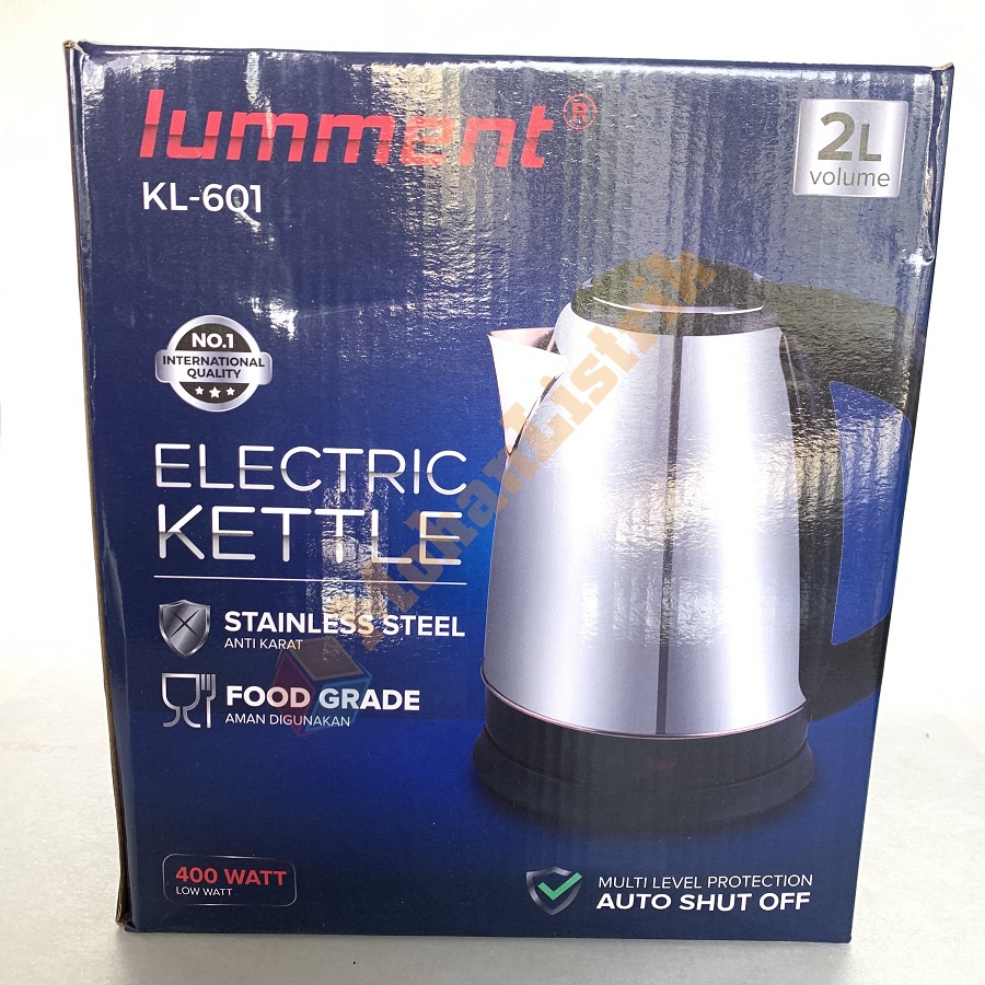 Teko Listrik Stainless Steel Pemanas Air Kettle Electric 2L Murah