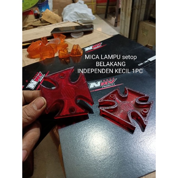 mica lampu stop belakang independen kecil