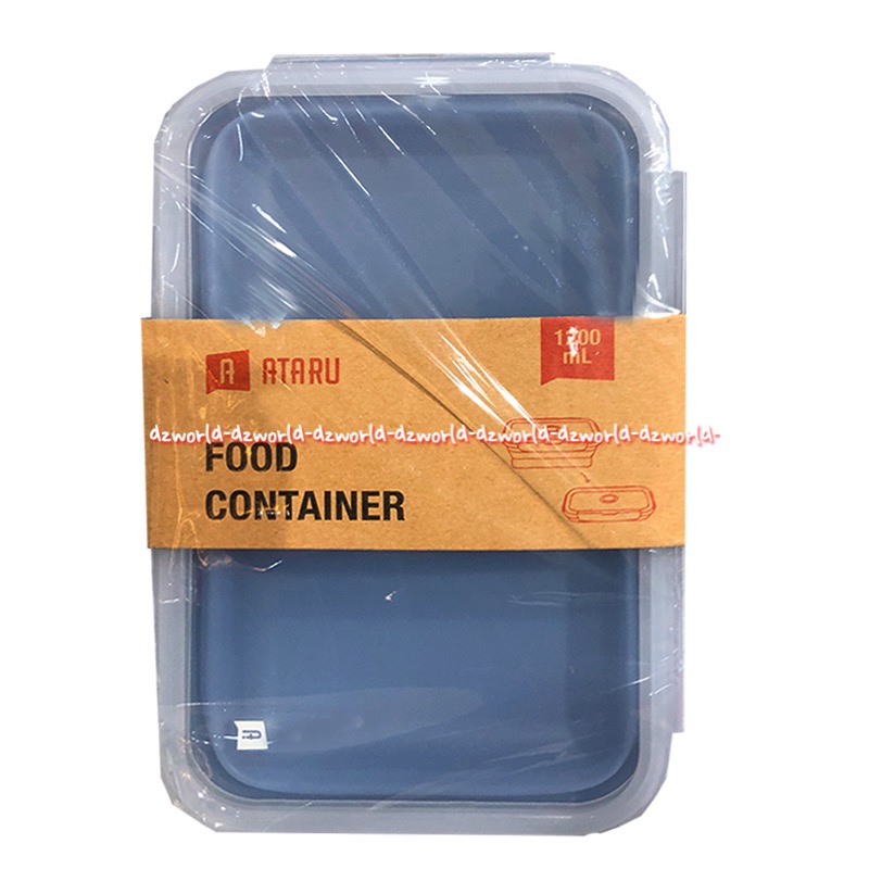 Ataru Food Container Alat Box 1.2L Tempat Makan Foldable Bisa dilipat Dikecilkan