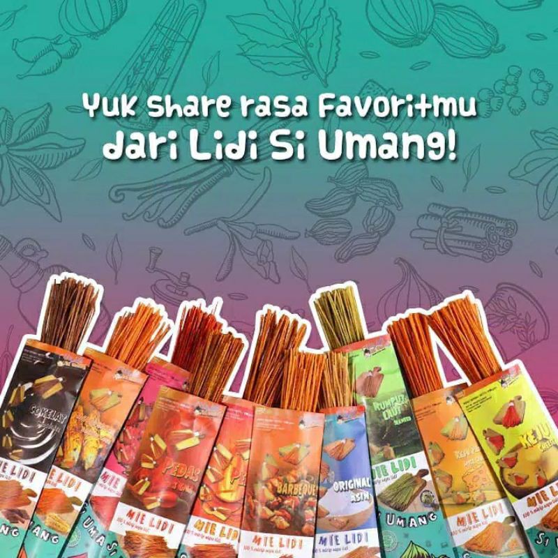 

MIE Lidi SiUmang BEST SELLER | Si Umang Mi Lidi READY SEMUA VARIAN TERMURAH LIDI SIUMANG