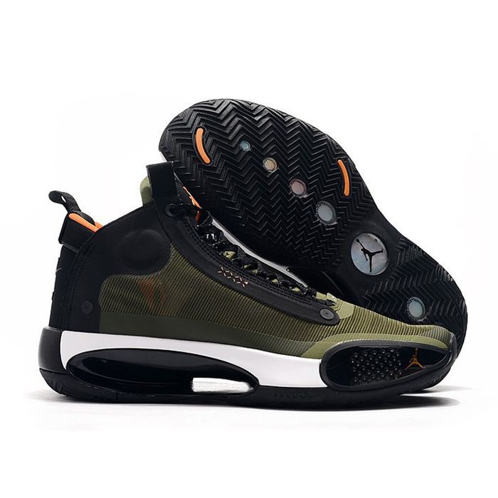 Sepatu Nike Air Jordan 34 Army Green Shopee Indonesia