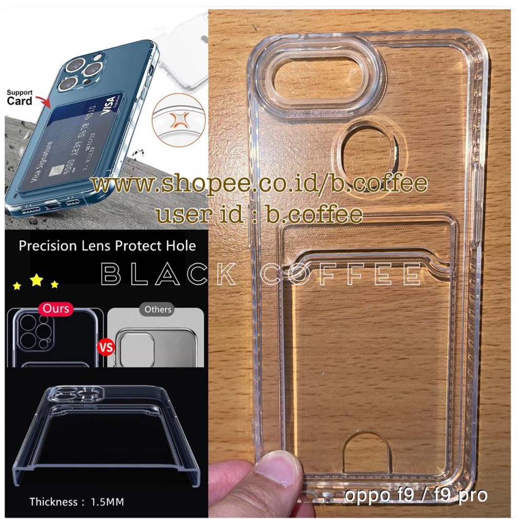 PREMIUM CARD HOLDER / KARTU Soft Case OPPO OPPO F9 / F9 PRO