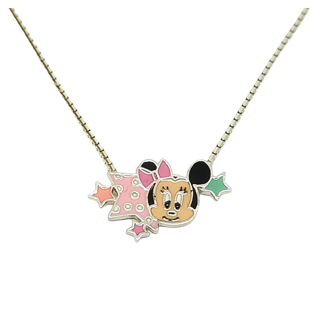 Koye Anak Whitegold Enamel Mickey Mouse Star 750 17K UBS Gold