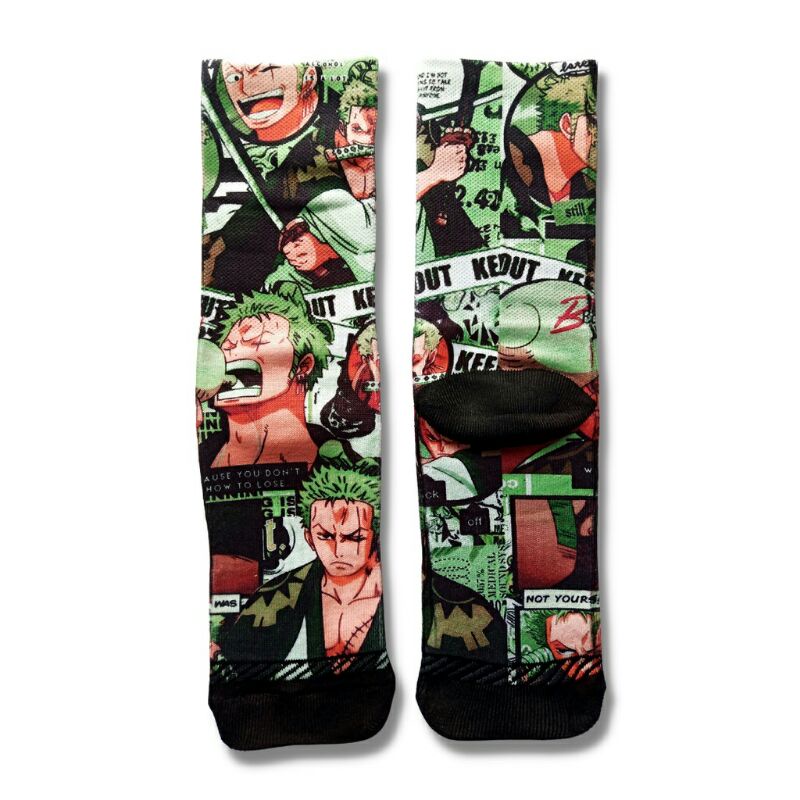 Kaos Kaki Premium Full Print. Zoro One Piece