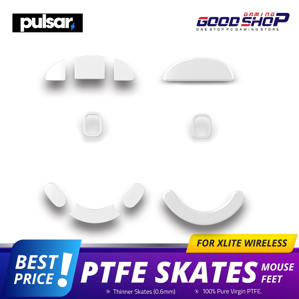 Pulsar PTFE Skates for Xlite Wireless - Mouse Feet