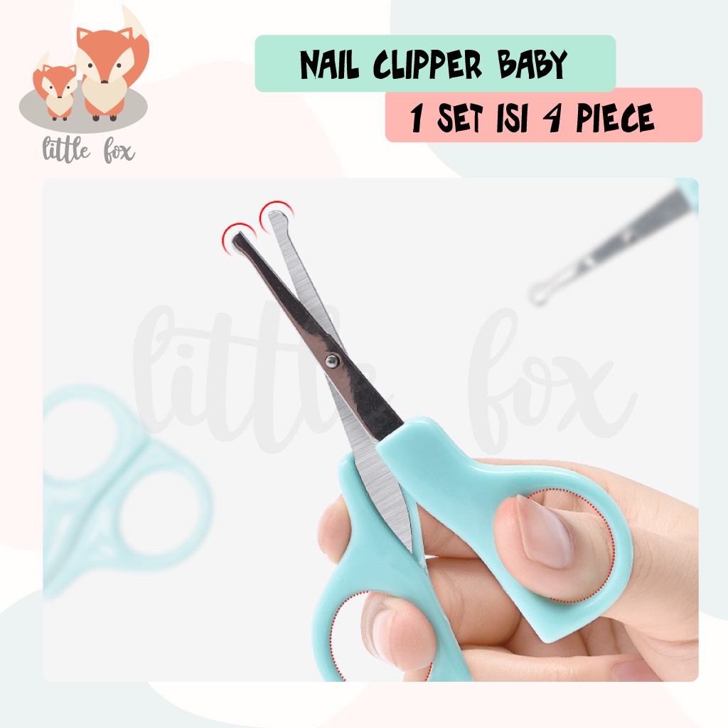 Set Gunting Kuku Bayi / Manicure Kuku Anak/ Nail Clipper Baby