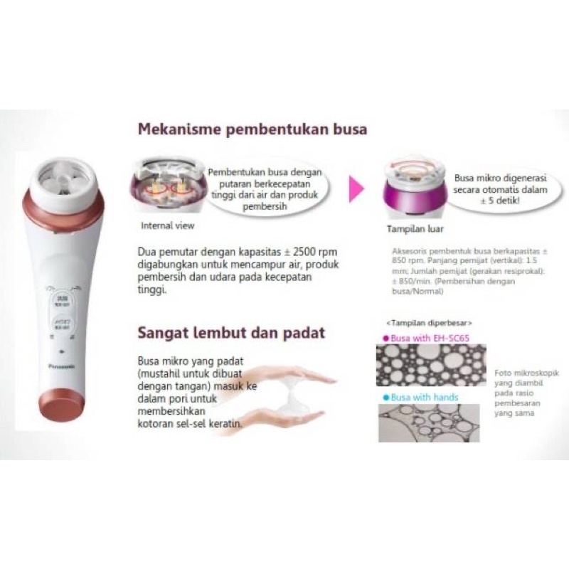 Ionic ST-63 FREE Micro Cleansing SC-65 Garansi Resmi Panasonic