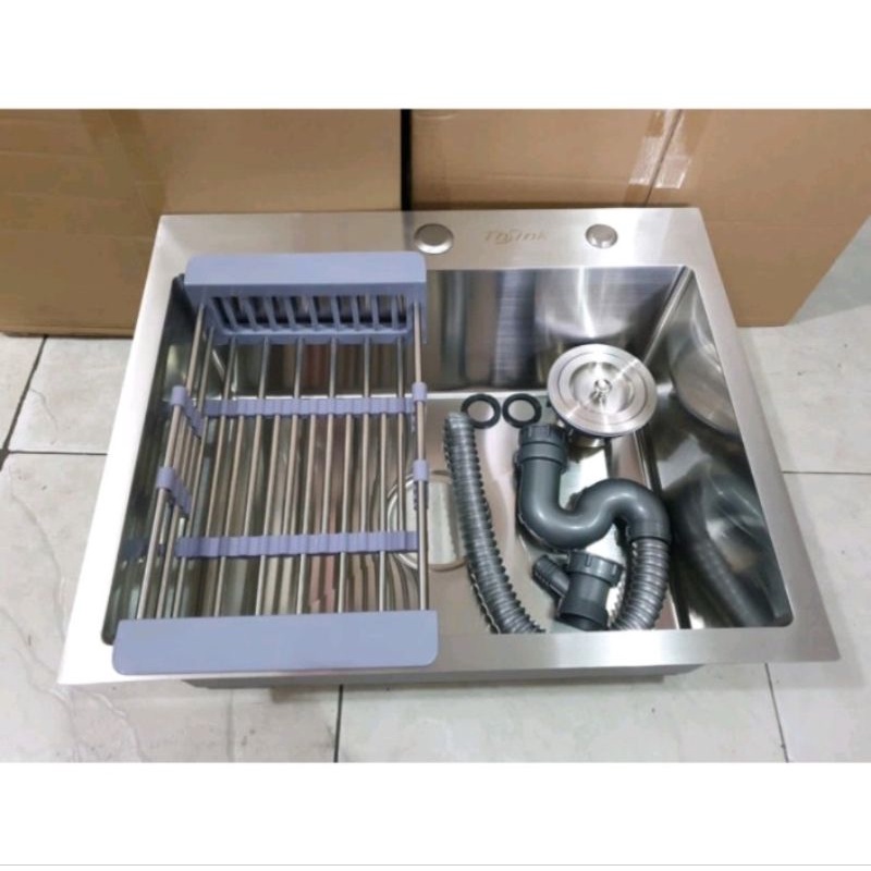 Paket Kitchen Sink Golden Hand By Onan 5040 stainless sus 304 Bak cuci piring TIRISAN TARIK