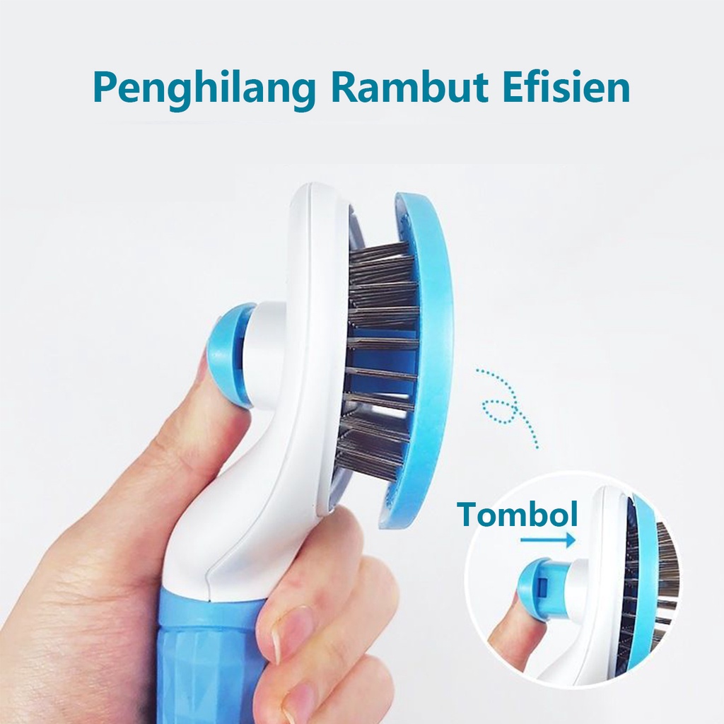 Pet’ oPedia  Sisir Sikat Slicker Bulu Rambut Anjing Kucing Pet Brush Comb Grooming Sisir Kucing Murah