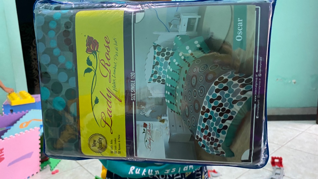 Sprei Lady Rose Sorong Duo 2in1 120x200 Motif Parisian Owl Duckling Beruang - Single 120 Ladyrose Sp