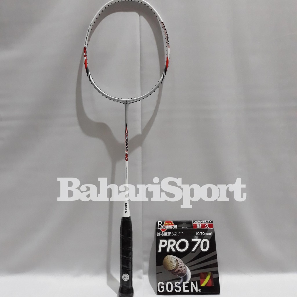 Raket Badminton Gosen Mirage 30 Original Bonus Senar