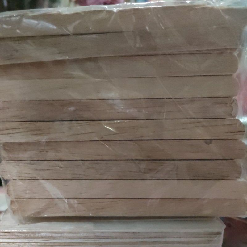 stik kayu polos isi ± 500 pcs