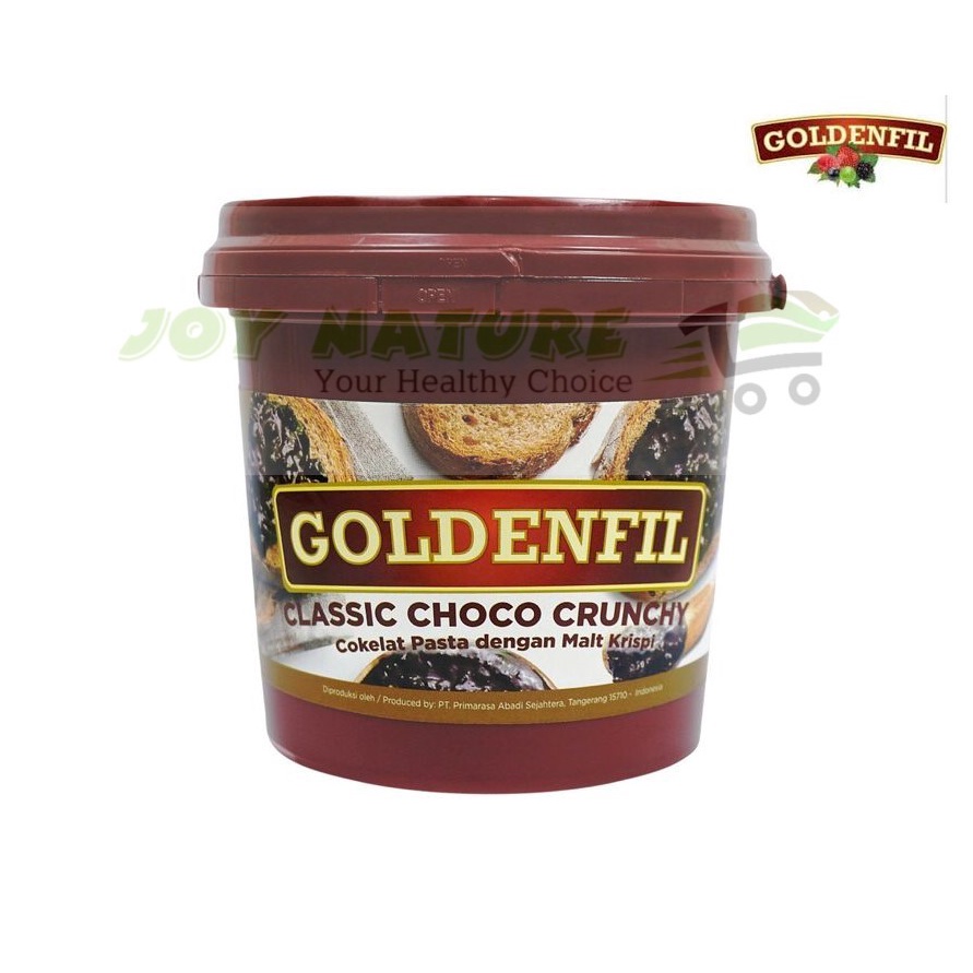 

GOLDENFIL CLASSIC COKLAT CRUNCHY 1kg/ DARK COKLAT CRUNCHY
