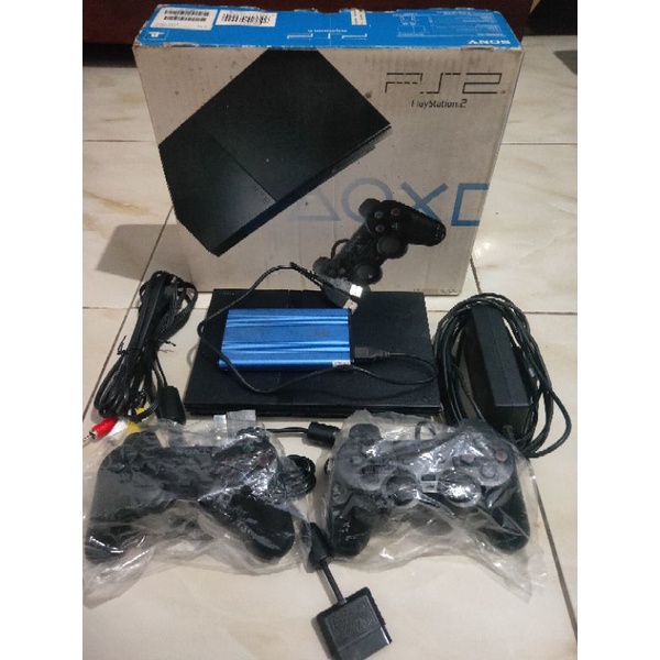 PS ( PLAYSTATION ) 2 SECOND KONDISI NORMAL SUDAH MATRIX HARDISK / FLASHDISK LANGSUNG SIAP MAIN