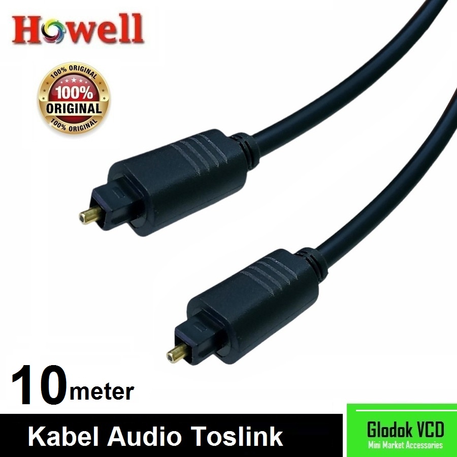 Howell Kabel Audio Digital Optic Toslink 10M