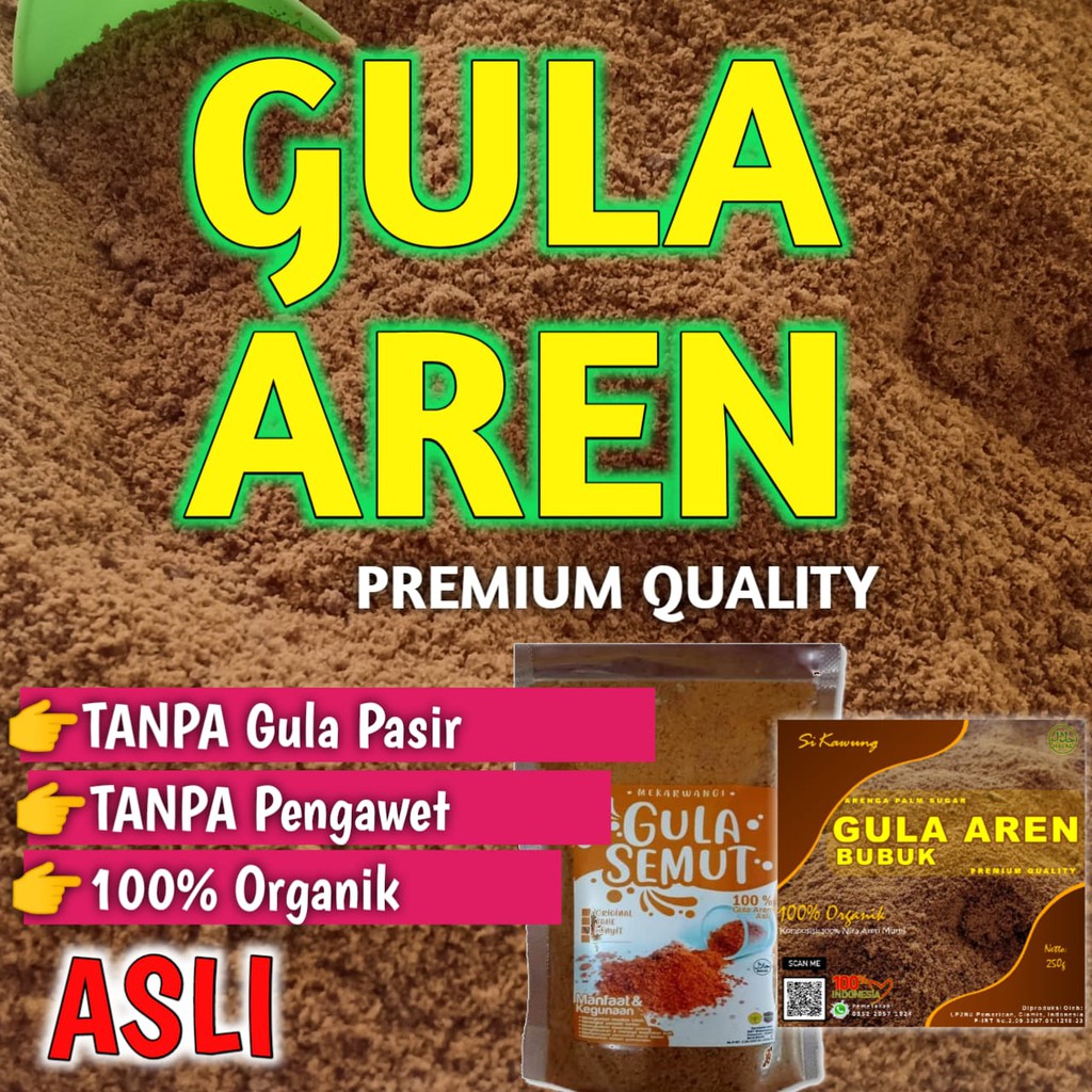 

GULA AREN KUALITAS PREMIUM - Gula Semut 100 % organik - Surakarta (solo)