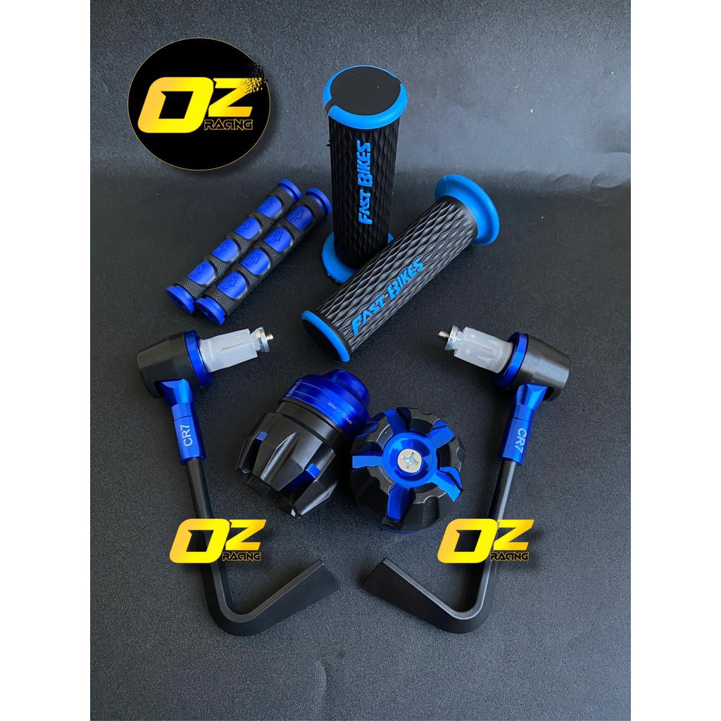 Proguard L + Handgrip FastBikes + Jalu As + Karet Handle Paket 4 item Murah Bisa Untuk Semua Motor