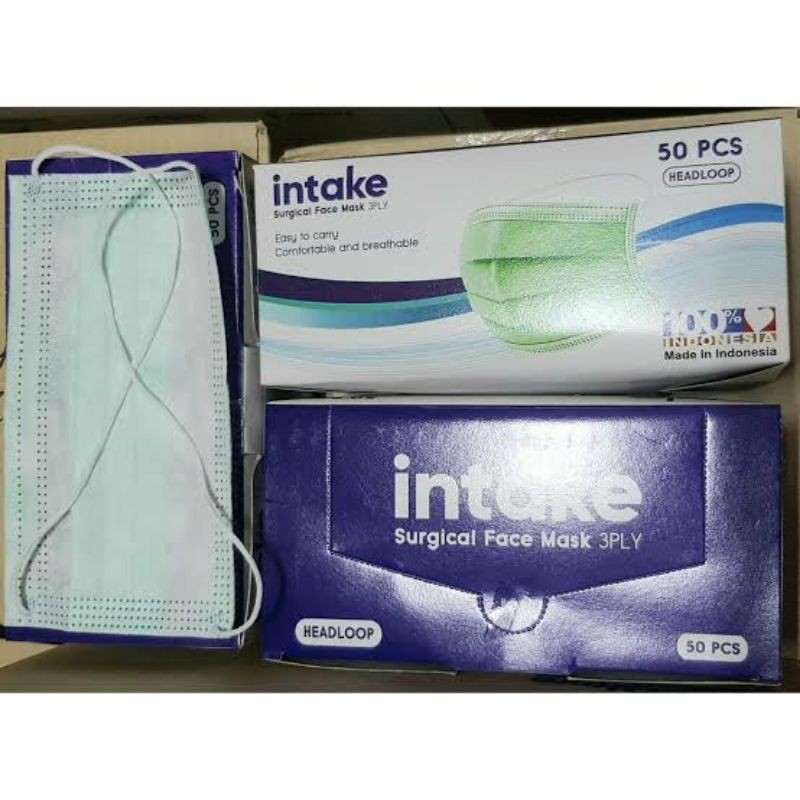 MASKER MEDIS INTAKE - Masker Hijab / Cantol