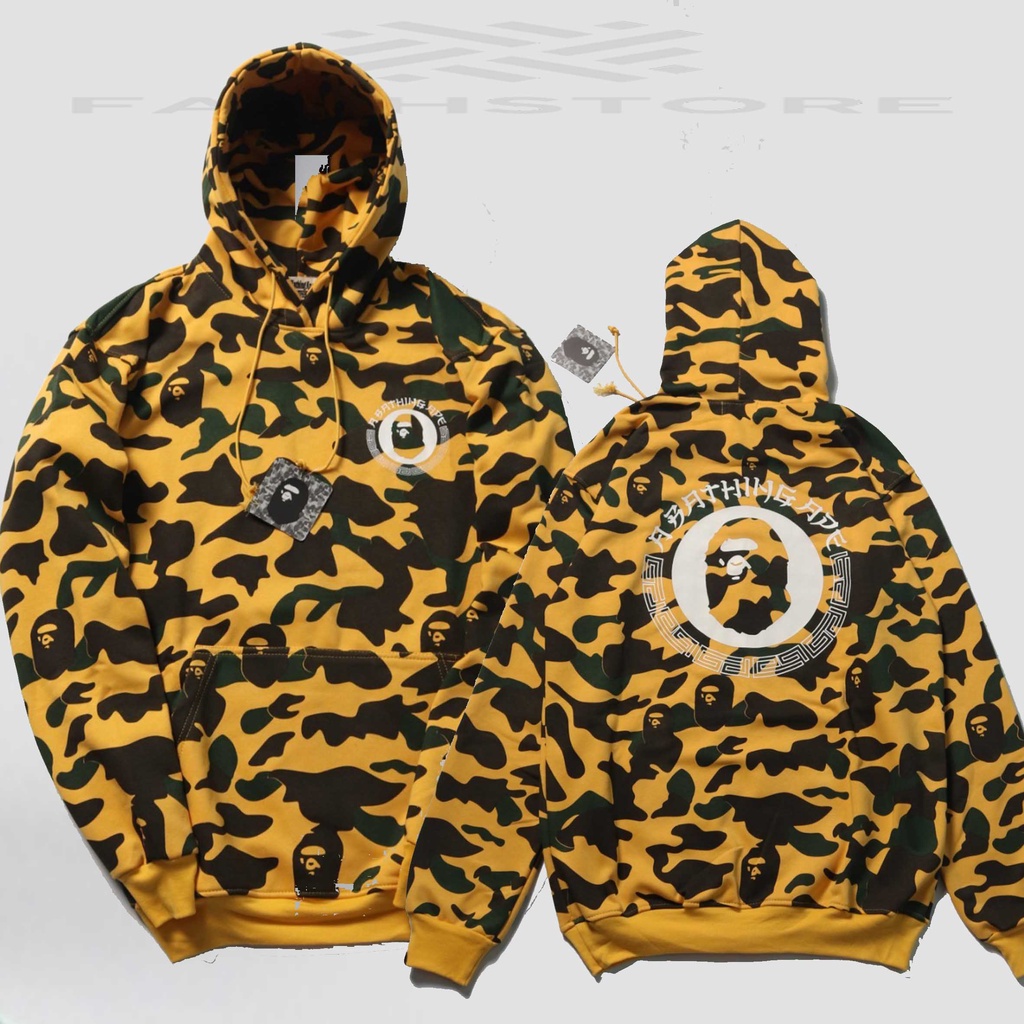 JAKET HOODIE BAPE CAMO -HOODIE BAPE CAMO LORENG A BATHING BAPE CAMO TERBARU - HOODIE BTS